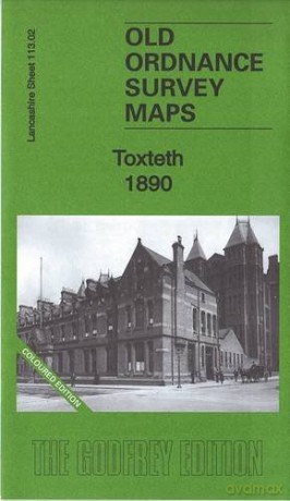 Toxteth 1890: Lancashire Sheet 113.02a: Coloured Edition (Old Ordnance Survey Maps of Lancashire) - Kay Parrott [KSIĄŻKA]