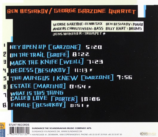 Ben Besiakov, George Garzone Quartet: Hey, Why Don't We Play... [CD]