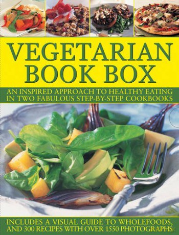 Vegetarian Book Box: An Inspired Approach to Healthy Eating in Two Fabulous Step-by-Step Cookbooks - Linda Fraser [KSIĄŻKA]