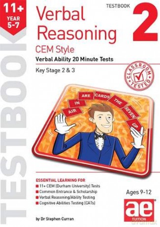 Verbal Reasoning Year 5-7 CEM Style Testbook 2: Verbal Ability 20 Minute Tests - Stephen C. Curran [KSIĄŻKA]