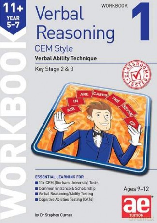 Verbal Reasoning Year 5-7 CEM Style Workbook 1: Verbal Ability Technique - Stephen C. Curran [KSIĄŻKA]