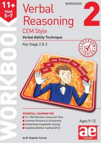 Verbal Reasoning Year 5-7 CEM Style Workbook 2: Verbal Ability Technique - Stephen C. Curran [KSIĄŻKA]