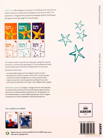 Violin Star 2, Accompaniment book (Violin Star (ABRSM)) - Edward Huws Jones [KSIĄŻKA]