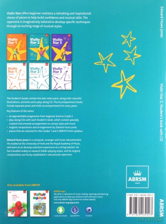 Violin Star 2, Student's book, with CD (Violin Star (ABRSM)) - Edward Huws Jones [KSIĄŻKA]