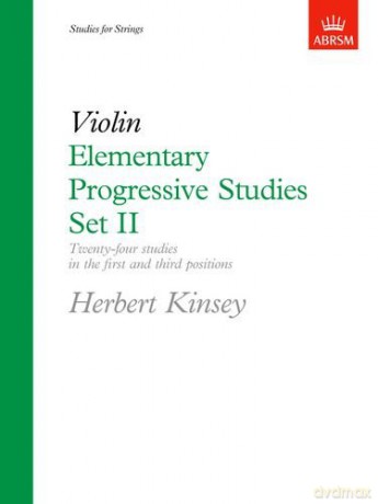 Violin: Elementary Progressive Studies, Set 2 - Herbert Kinsey [KSIĄŻKA]
