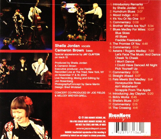 Sheila Jordan, Cameron Brown: Celebration [CD]