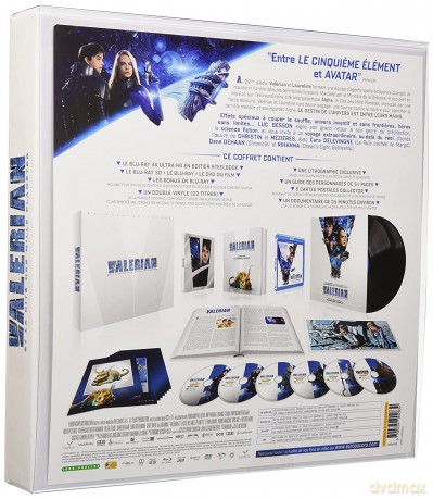 Valerian and the City of a Thousand Planets (Valerian i miasto tysiąca planet) [BOX] [Blu-Ray 4K]+[Blu-Ray 3D]+[3xBlu-Ray]+[DVD]+[2xWinyl]