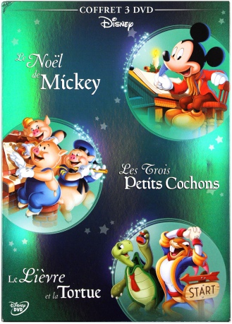 Mickey's Christmas Carol / The Three Little Pigs / The Tortoise and the Hare (Kolęda myszki Mickey / Trzy małe świnki / Żółw i Zając) [BOX] [3DVD]