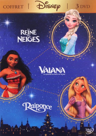 Moana / Tangled / Frozen (Vaiana: Skarb oceanu / Zaplątani / Kraina Lodu) (Disney) [BOX] [3DVD]