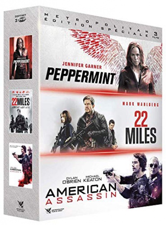 Peppermint / 22 Miles / American Assassin (Smak zemsty. Peppermint / Eskorta) [BOX] [3DVD]