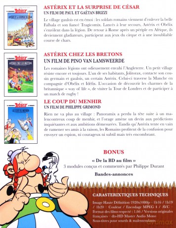 Asterix and Caesar / Asterix in Britain / Asterix and the Big Fight (Asterix kontra Cezar / Asterix w Brytanii / Wielka bitwa Asteriksa) [BOX] [3xBlu-Ray]