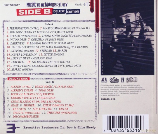 Eminem: Music To Be Murdered By - Side B (Deluxe) [2CD]