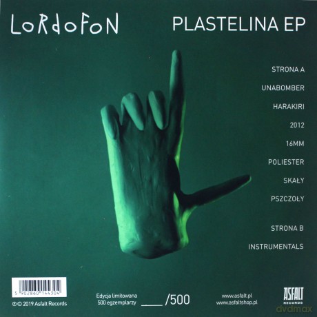 Lordofon: Plastelina EP (Limited) [Winyl]