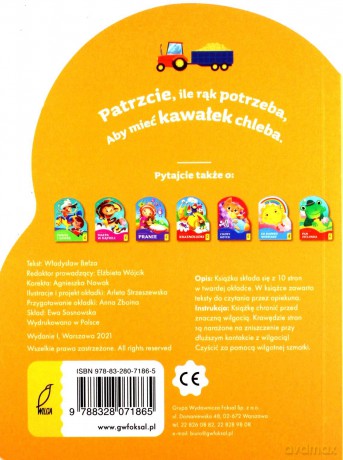 Abecadło o chlebie. Wykrojnik - Władysław Bełza [KSIĄŻKA]