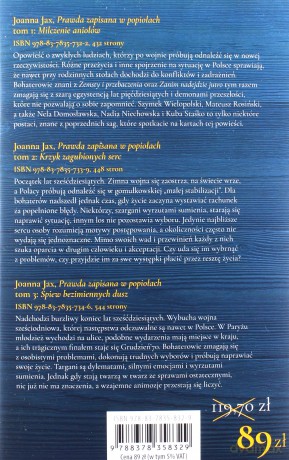 Cykl Prawda zapisana w popiołach - Joanna Jax [KSIĄŻKA]