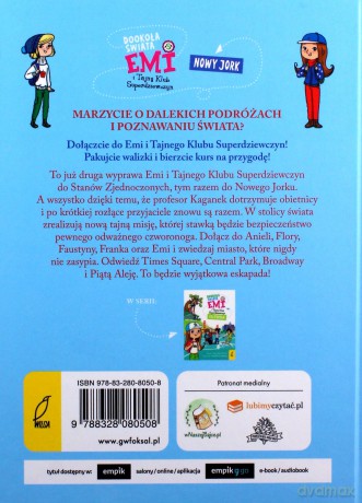 Emi i Tajny Klub Superdziewczyn. Dookoła świata. Nowy Jork - Agnieszka Mielech [KSIĄŻKA]