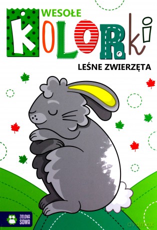 Leśne zwierzęta. Wesołe kolorki [KSIĄŻKA]