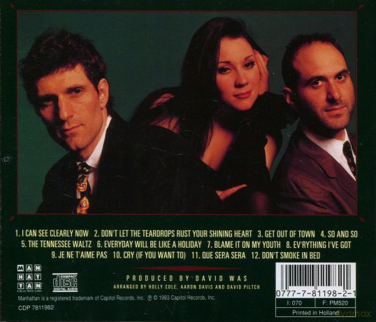 Holly Cole trio: Don't Smoke In Bed [CD]