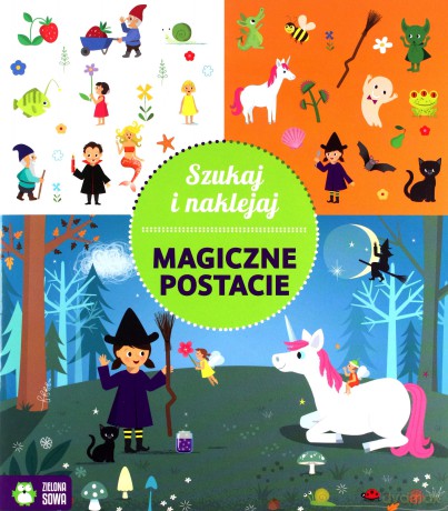 Szukaj i naklejaj. Magiczne postacie [KSIĄŻKA]