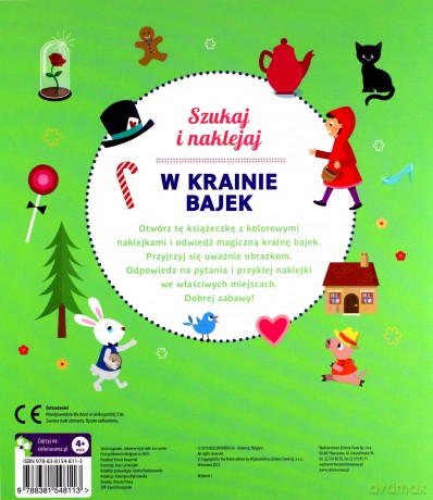 Szukaj i naklejaj. W krainie bajek [KSIĄŻKA]