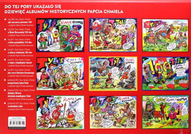 Tytus, Romek i A`Tomek pomagają księciu Mieszkowi ochrzcić Polskę z wyobraźni Papcia Chmiela narysowani - Jezry Chmielewski Henryk [KOMIKS]