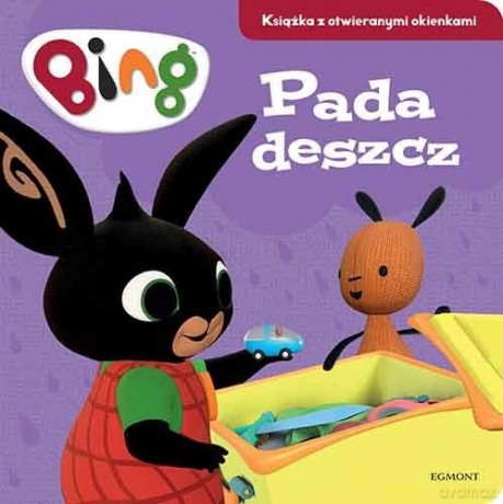 Książeczka Bing Pada deszcz. Książka z otwieranymi okienkami [KSIĄŻKA]