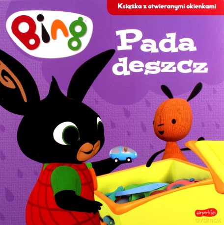Książeczka Bing Pada deszcz. Książka z otwieranymi okienkami [KSIĄŻKA]