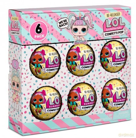 L.O.L. Surprise Figurki 6-pak confetti, Unicorn [FIGURKA]