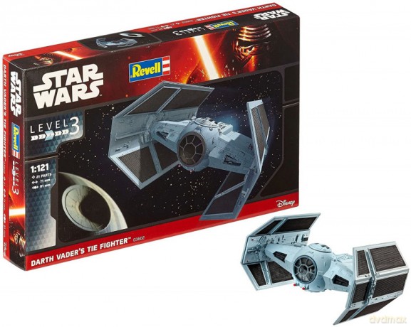 Model do sklejania Star Wars Darth Vaders Tie Fighter