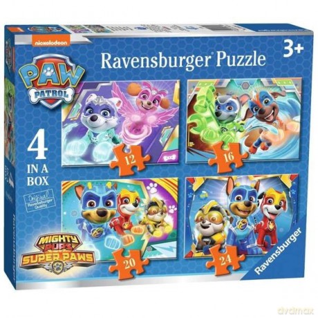 Puzzle 4w1 Psi Patrol Potężne szczeniaki [PUZZLE]
