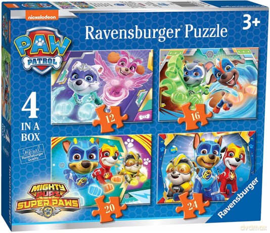 Puzzle 4w1 Psi Patrol Potężne szczeniaki [PUZZLE]