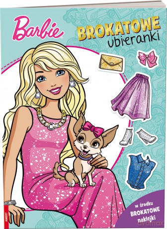 Barbie Brokatowe ubieranki SDLB-1101 [KSIĄŻKA]