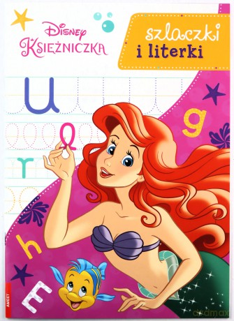 Disney Księżniczka Szlaczki i literki SZN-9103 [KSIĄŻKA]