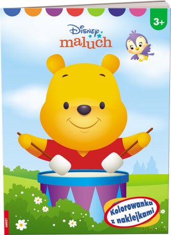 Disney maluch. Kolorowanka z naklejkami NA-9203 [KSIĄŻKA]