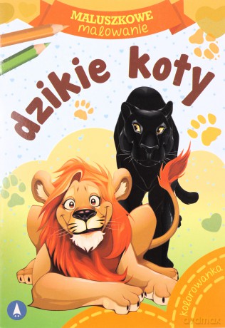 Dzikie koty. Maluszkowe malowanie [KSIĄŻKA]