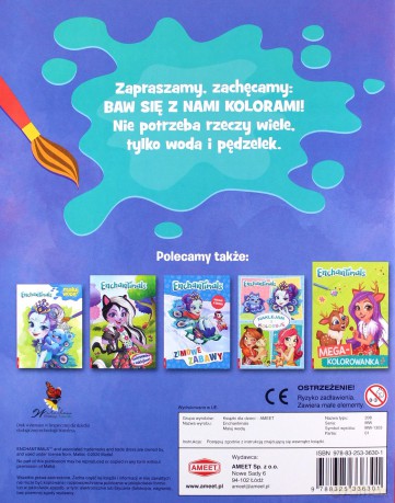 Enchantimals Maluj wodą MW-1303 [KSIĄŻKA]