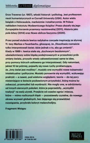 Lewicowa melancholia - Enzo Traverso [KSIĄŻKA]