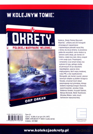 ORP Orzeł III. Okręty polskiej marynarki wojennej (Tom 21) [KSIĄŻKA]