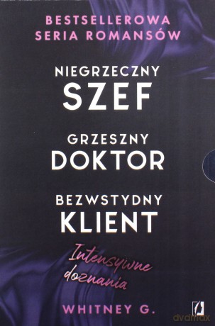 Pakiet Intensywne doznania. Niegrzeczny szef / Grzeszny doktor / Bezwstydny klient - Whitney G. [KSIĄŻKA]