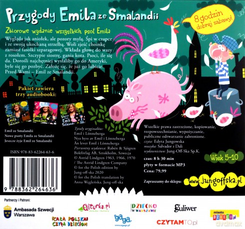 Pakiet Przygody Emila ze Smalandii - Astrid Lindgren [AUDIOBOOK]