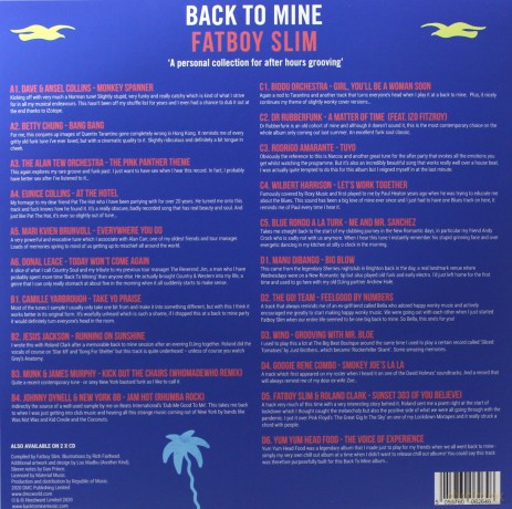 Back To Mine: Fatboy Slim [2xWinyl]