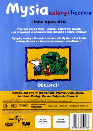 Mysia kolory i liczenie [DVD]