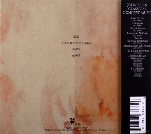 John Zorn: The Turner Etudes [CD]