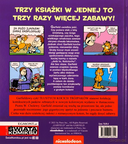 Garfield Tłusty koci trójpak (Tom 8) [KOMIKS]