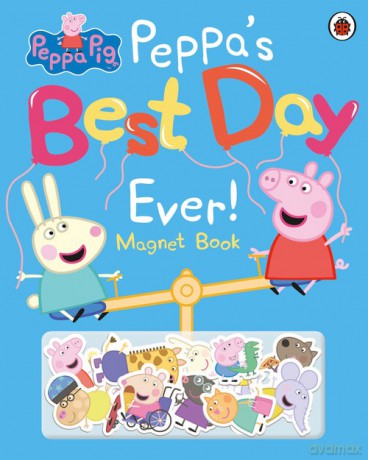 Peppa Pig Peppa's Best Day Ever Magnet Book [KSIĄŻKA]