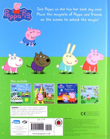 Peppa Pig Peppa's Best Day Ever Magnet Book [KSIĄŻKA]