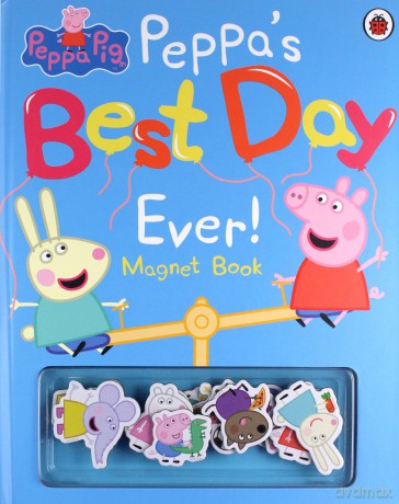 Peppa Pig Peppa's Best Day Ever Magnet Book [KSIĄŻKA]
