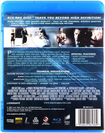 American Psycho [Blu-Ray]