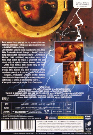 Frankenstein (1994) (polski lektor) [DVD]
