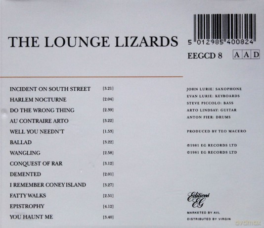 Lounge Lizards: Lounge Lizards [CD]